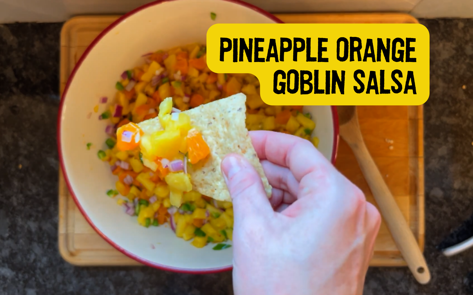 Pineapple Orange Goblin Salsa