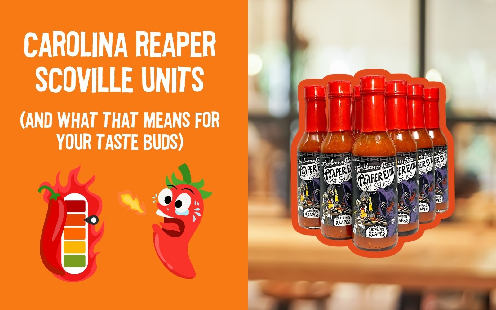 Carolina Reaper Scoville Units and What That Means for Your Taste Buds - TorchBearer Sauces