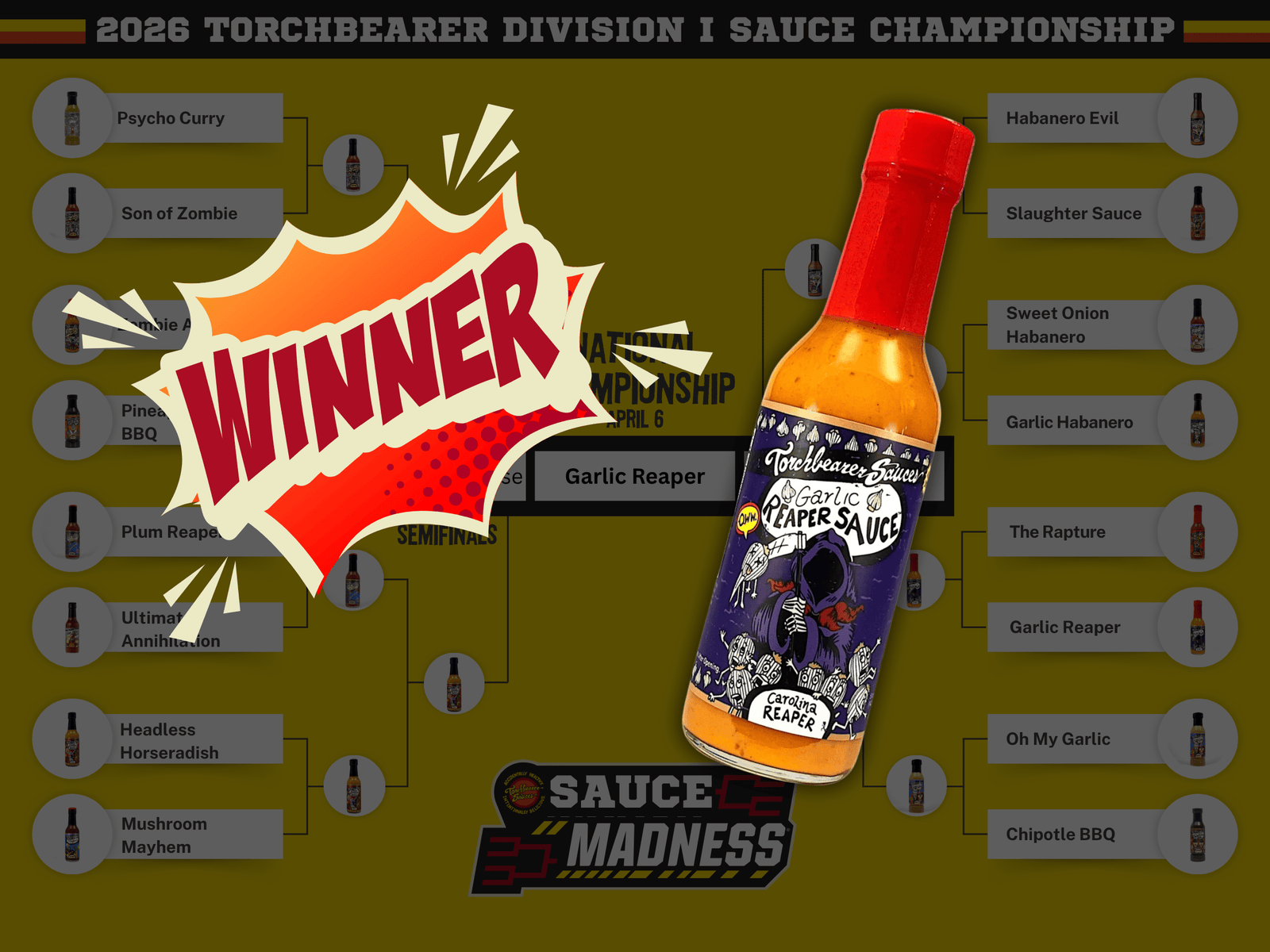 Sauce Madness - TorchBearer Sauces