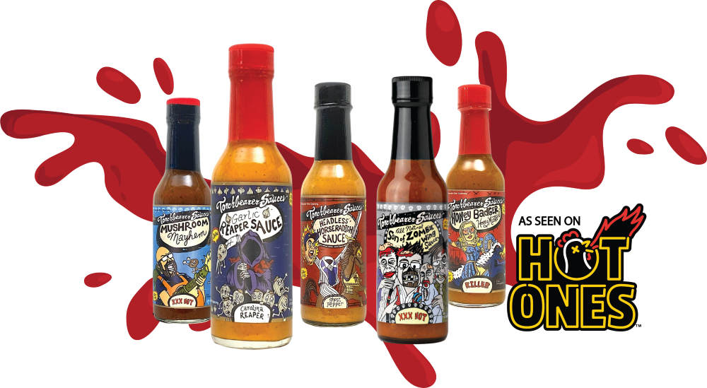 Sauces on Hot Ones
