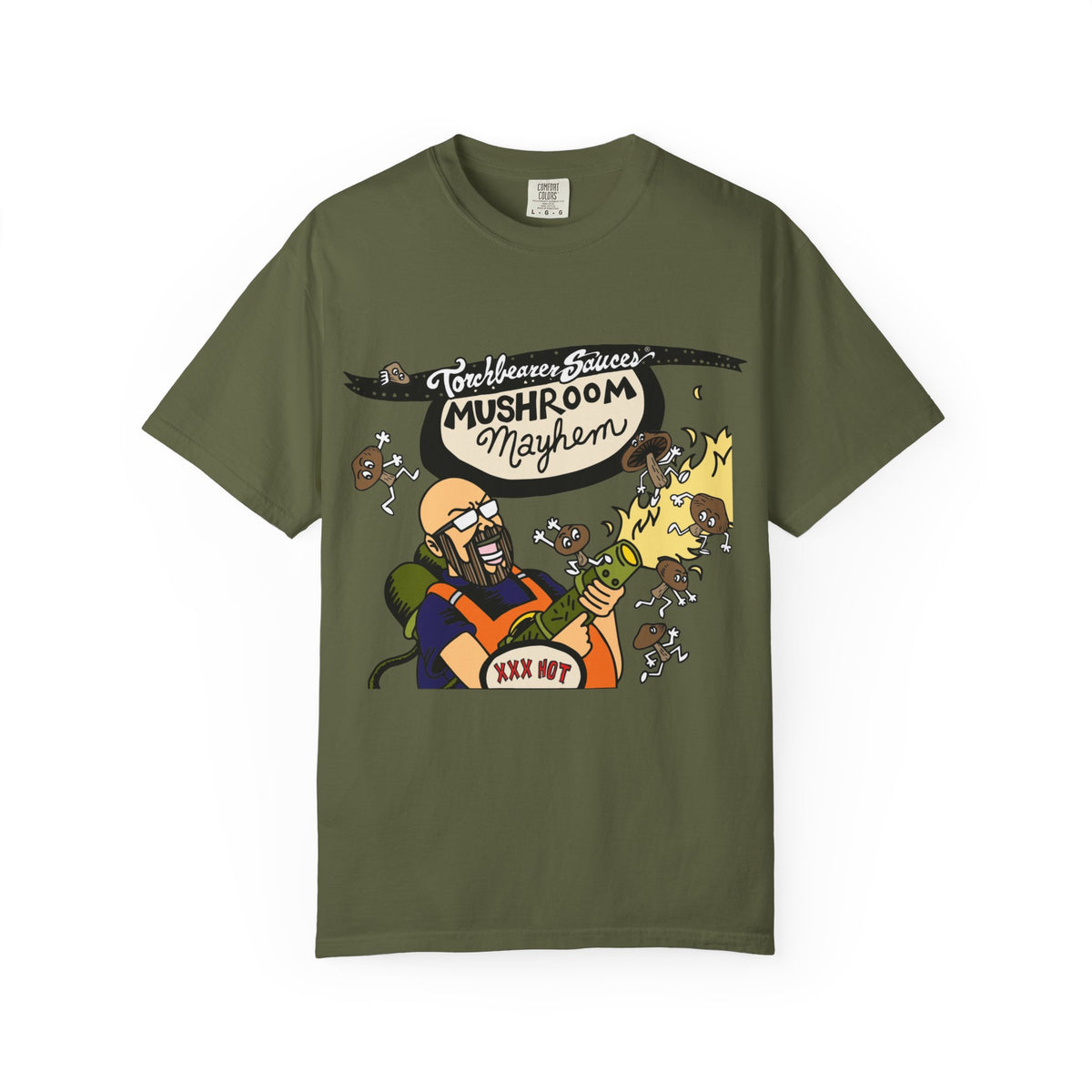 Mushroom Mayhem Character T-shirt (multiple colors available)