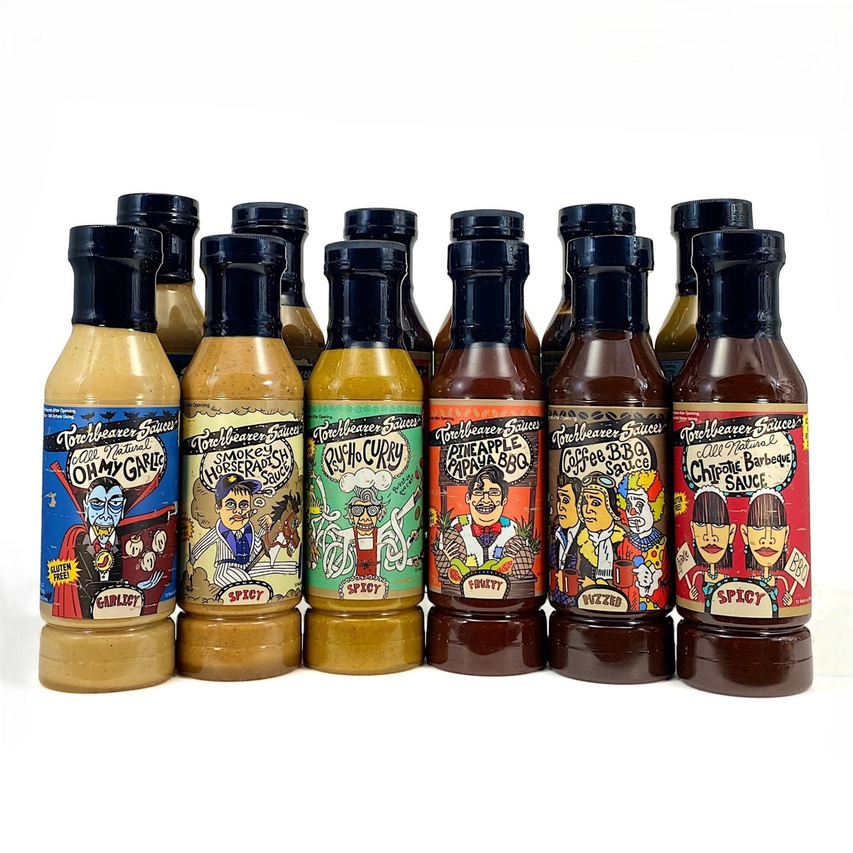 Mixed 12oz Sauce Case of 12