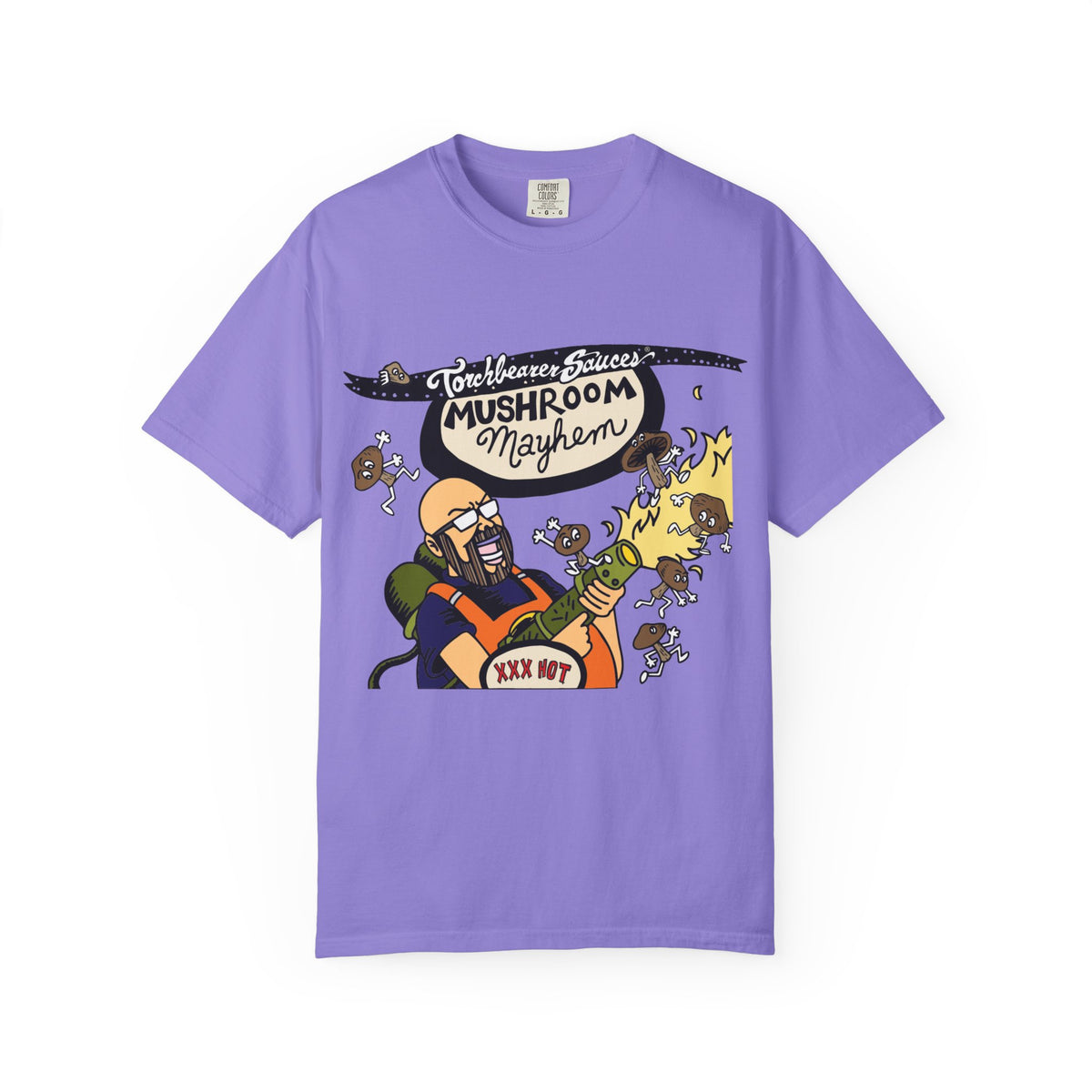 Mushroom Mayhem Character T-shirt (multiple colors available)