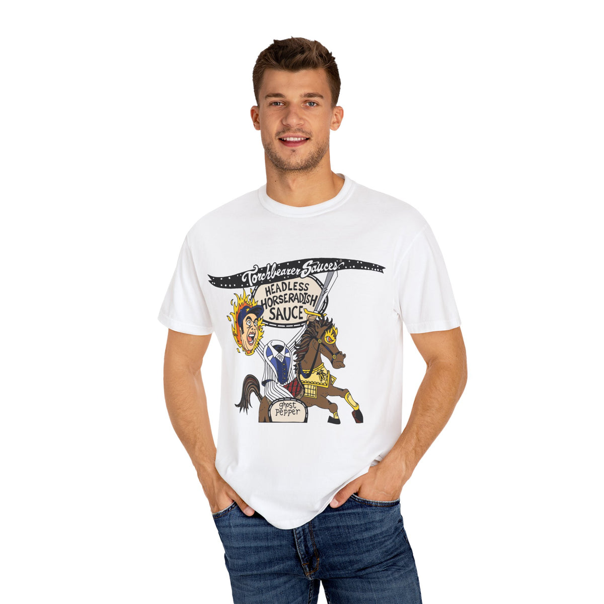 Headless Horseradish Character T-Shirt (multiple colors available)