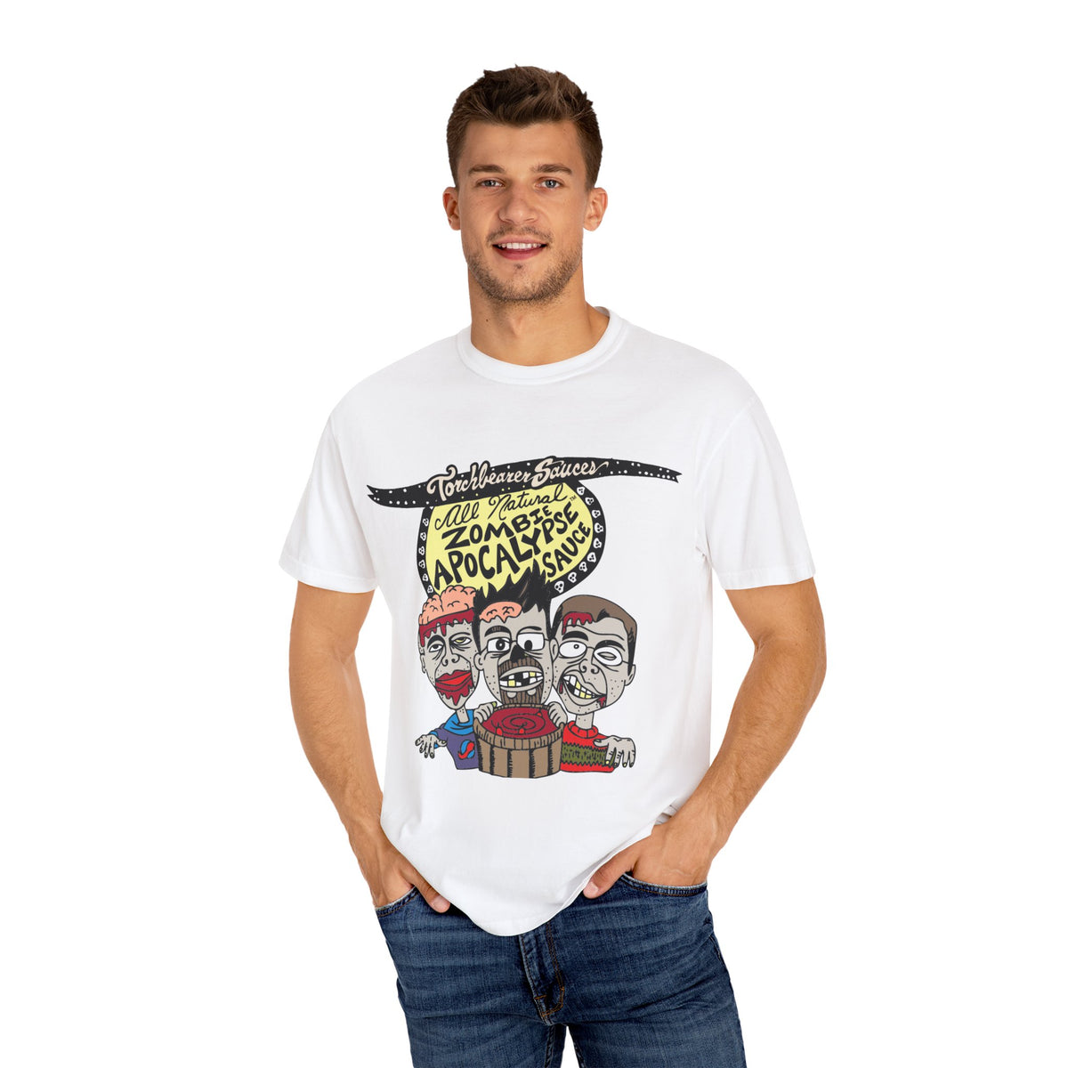 Zombie Apocalypse Character T-Shirt (multiple colors available)