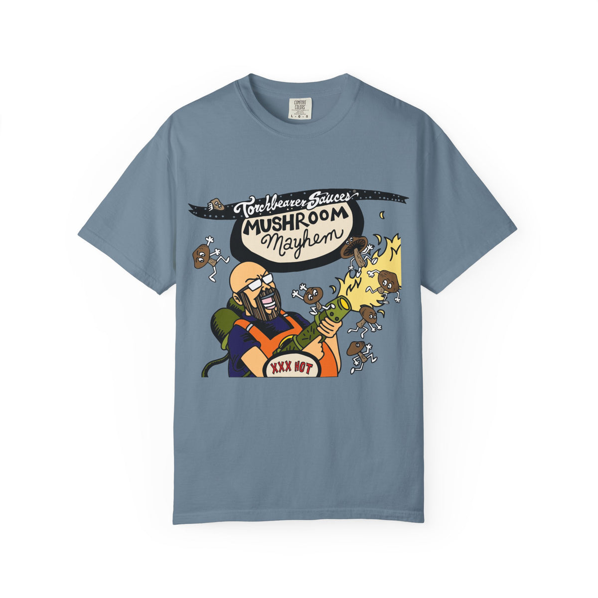 Mushroom Mayhem Character T-shirt (multiple colors available)