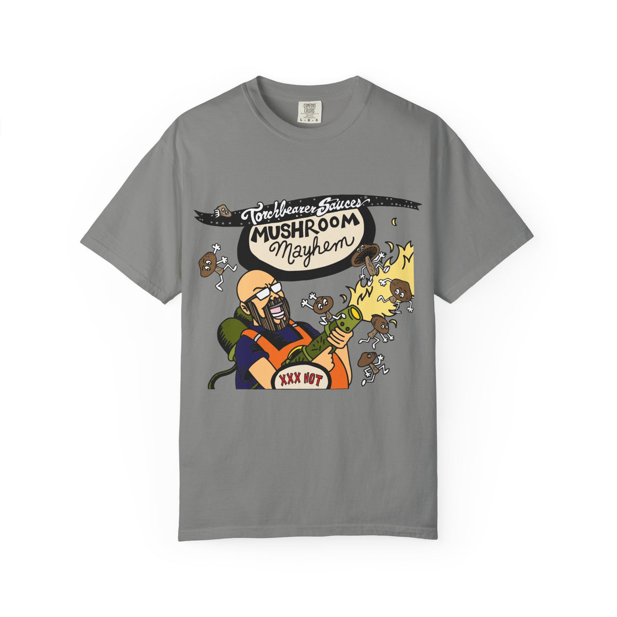 Mushroom Mayhem Character T-shirt (multiple colors available)