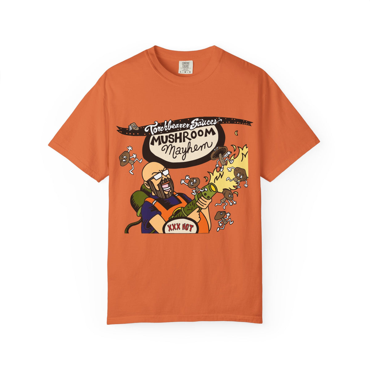 Mushroom Mayhem Character T-shirt (multiple colors available)