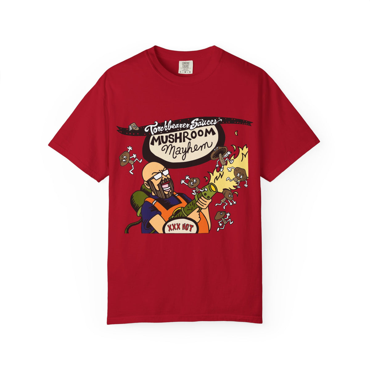 Mushroom Mayhem Character T-shirt (multiple colors available)