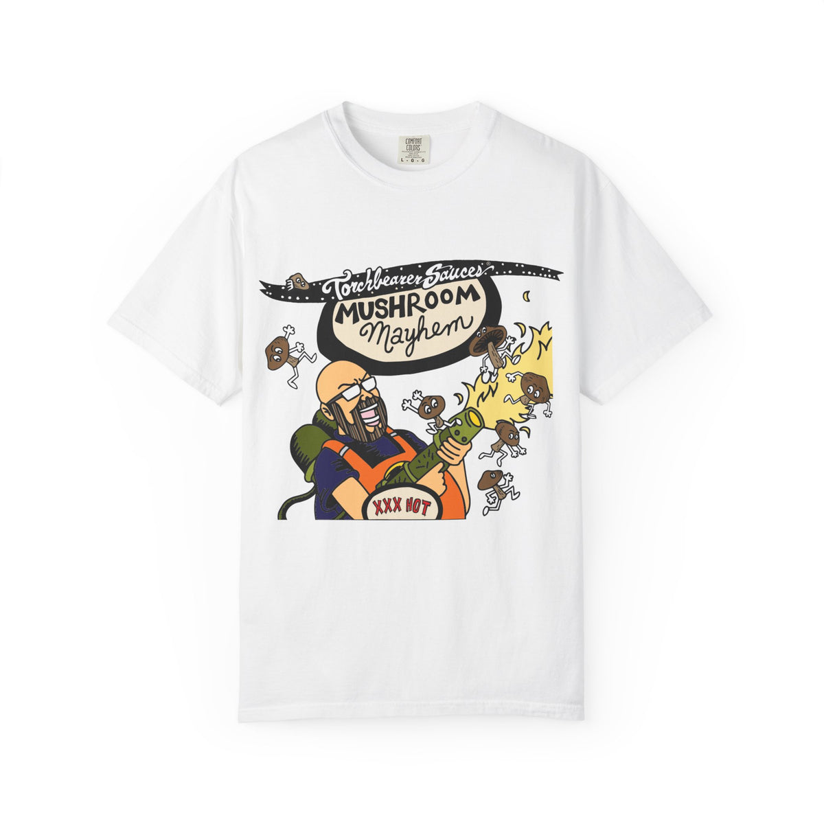 Mushroom Mayhem Character T-shirt (multiple colors available)