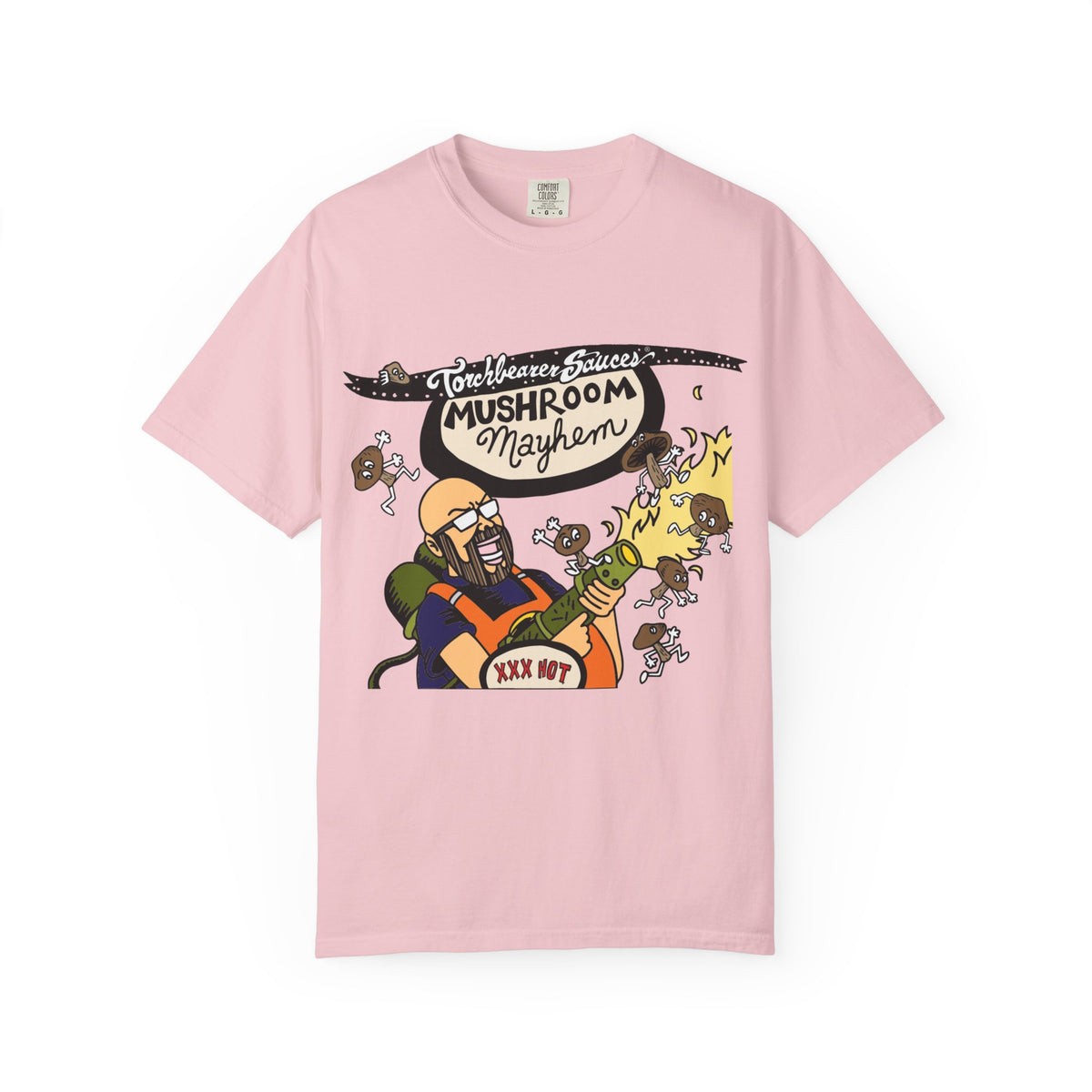 Mushroom Mayhem Character T-shirt (multiple colors available)