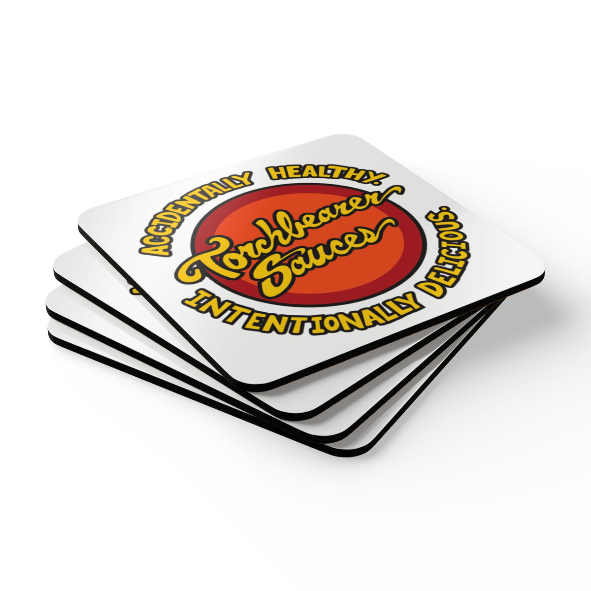 Torchbearer Sauces Coasters Set for Home Decor