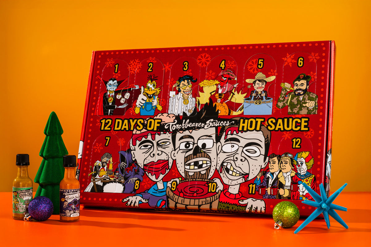 12 Days of Hot Sauce Mini Bottle Calendar (Limit 6 per customer!)