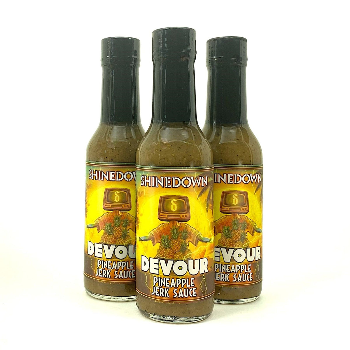 Shinedown&#39;s Devour 3 bottles