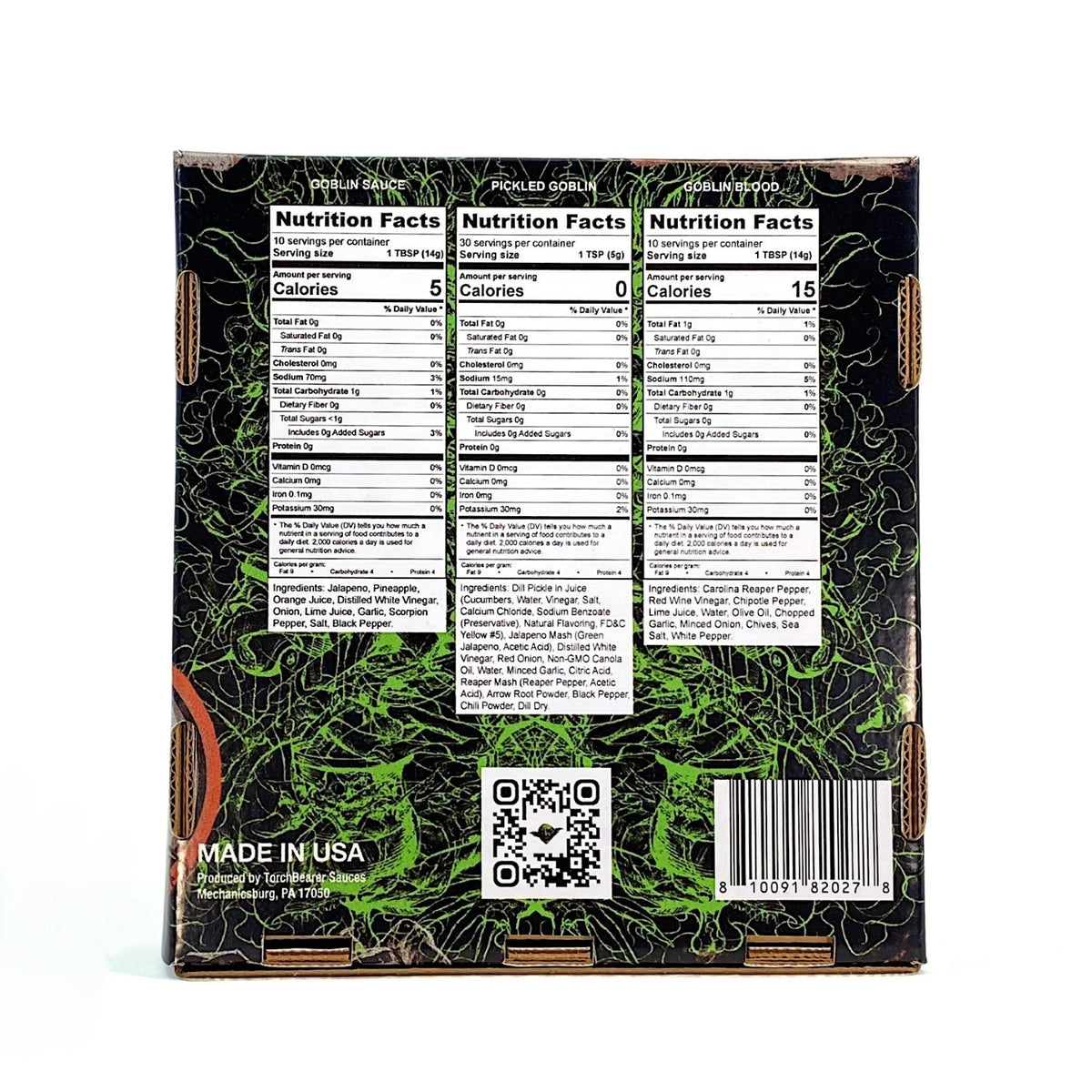 Nekrogoblikon Going Goblin Gift Box - Hot sauce trio