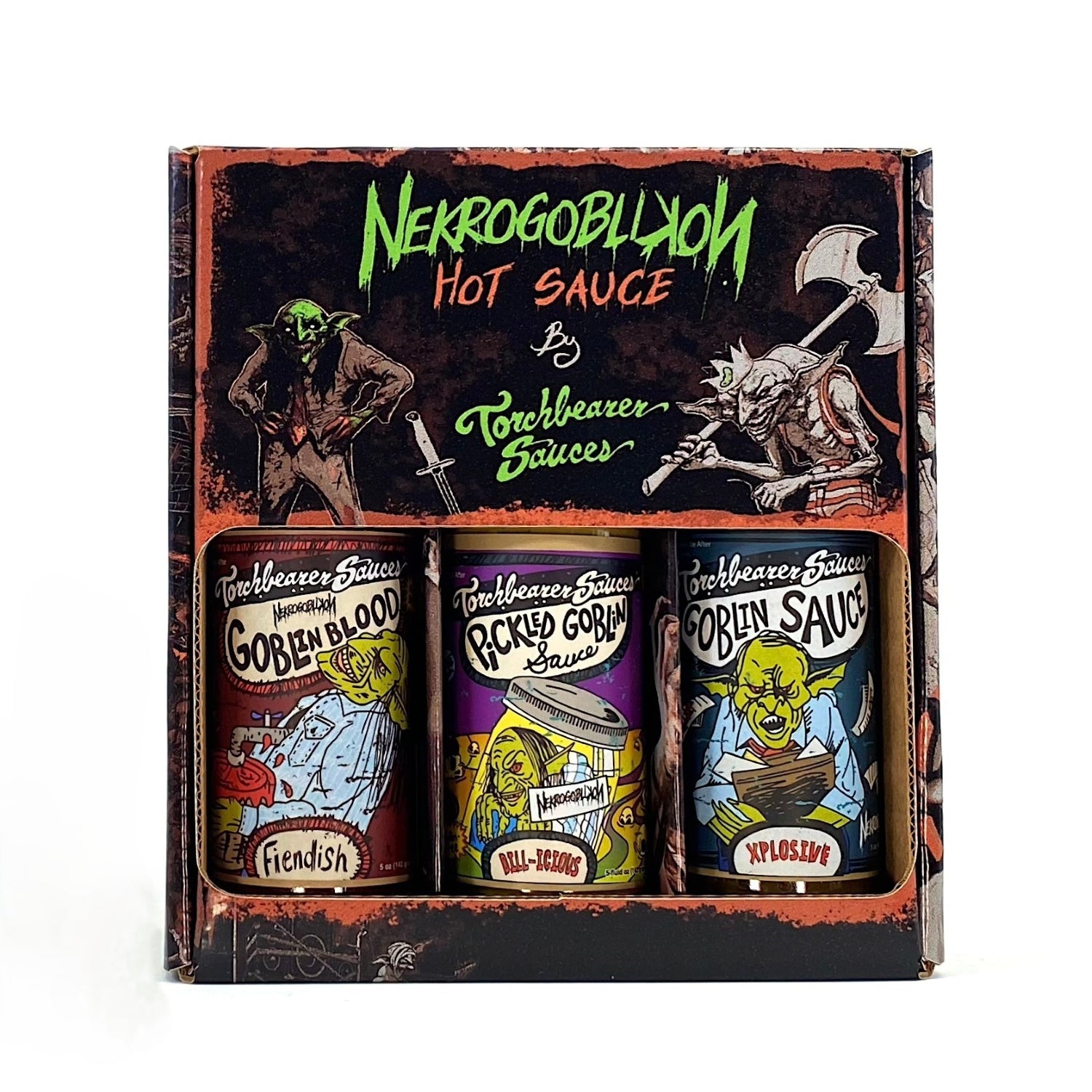 Nekrogoblikon Going Goblin Gift Box - Hot sauce trio