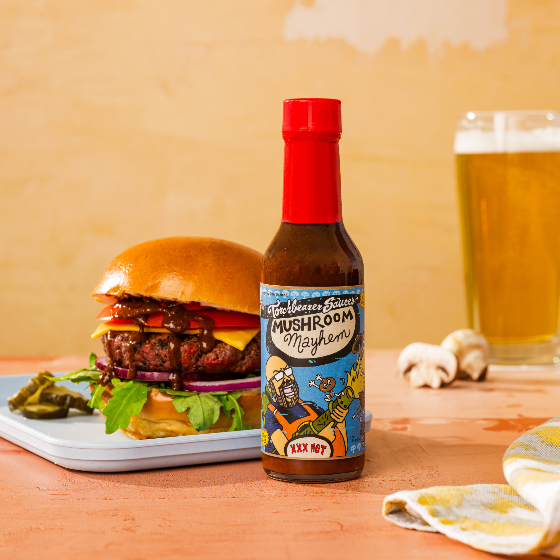 Mushroom Mayhem Hot Sauce - 5oz - TorchBearer Sauces