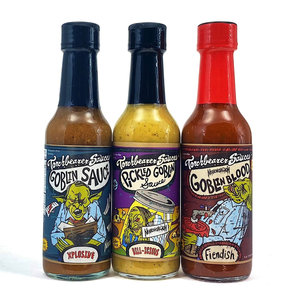 Nekrogoblikon Hot Sauce Collection | 3-pack - TorchBearer Sauces