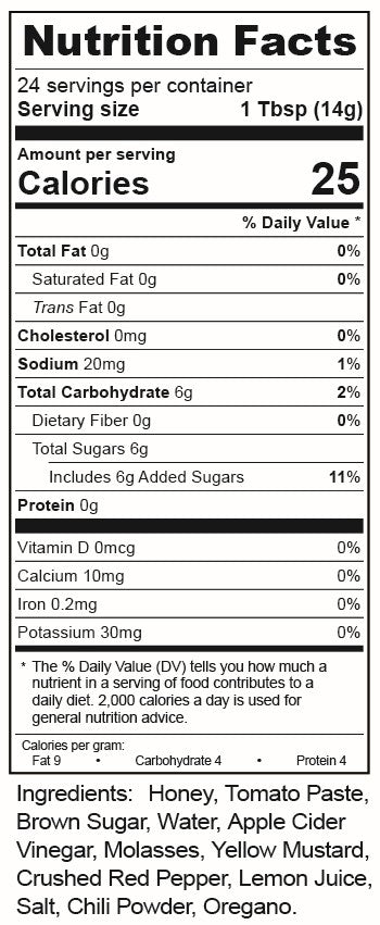 Honey BBQ - Case of 12