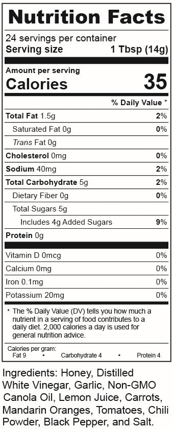 Honey Garlic Wing - Case of 12